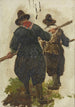 Zwei Bootsmänner von Marken - Petrus van der Velden — Ansicht des Kunstwerks