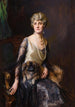 Portrait de Mme Frederick L Pratt née Miss Jeannie Williams - Philip Alexius de László — Ansicht des Kunstwerks