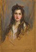 Portrait der Prinzessin Nina Georgievna 1901-1974 - Philip Alexius de László — Ansicht des Kunstwerks