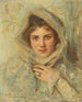 Portrait von Wilhelmine Prétorius - Philip Alexius de László — Ansicht des Kunstwerks