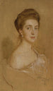 Portrait einer Dame mit einer Perle - Philip Alexius de László — Ansicht des Kunstwerks
