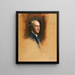 Portrait des Studien des Barons Georg Franckenstein - Philip Alexius de László — gerahmtes Bild an der Wand