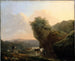 Landschaft mit Vieh - Philip James de Loutherbourg — Ansicht des Kunstwerks