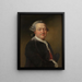 Portrait de Franciscus Joannes Moretus - Philip Joseph Tassaert — gerahmtes Bild an der Wand
