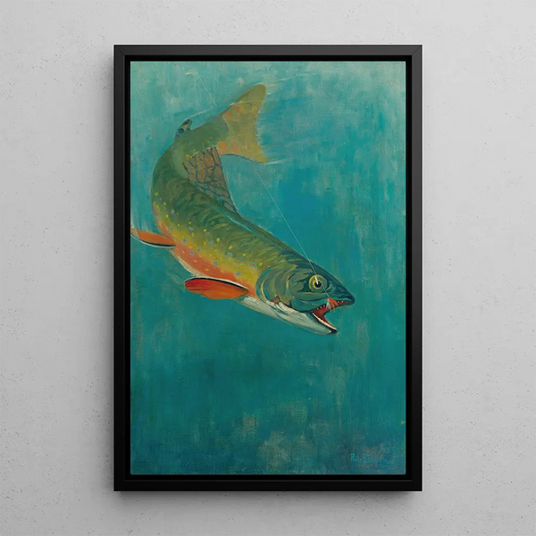 Attraper l'appât - Philip R Goodwin — gerahmtes Bild an der Wand
