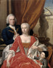Berend van Iddekinge 1717-1801 mit seiner Ehefrau Johanna Maria Sichterman 1726-1756 und ihrem Sohn Jan Albert b. 1744 - Philip van Dijk — Ansicht des Kunstwerks