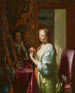 Dame bei ihren Toiletten - Philip van Dijk — Ansicht des Kunstwerks