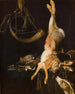 Naturmorte mit Kaninchen - Philipp Ferdinand de Hamilton — Ansicht des Kunstwerks