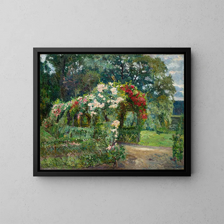 Philipp Franck - Rosenlaube im Richterschen Garten.webp