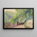Chemin du Taunus - Philipp Franck — gerahmtes Bild an der Wand