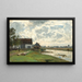 Flusslandschaft bei Vtting - Philipp Röth — gerahmtes Bild an der Wand