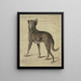 Hund - Philipp Rumpf — gerahmtes Bild an der Wand