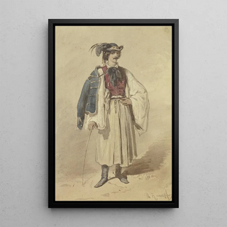 Philipp Rumpf - Serb in national costume.webp