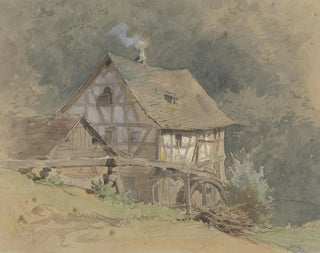 Wassermühle im Fachwerkhaus - Philipp Rumpf — Ansicht des Kunstwerks