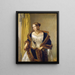 Portrait der Baronin von Bernus - Philipp Veit — gerahmtes Bild an der Wand