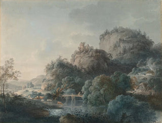 Die Ruinen des Oybin-Klosters in den Zittauer Bergen - Philipp Veit — Ansicht des Kunstwerks