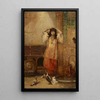 Philippe Pavy - Girl in a Courtyard Algiers.webp