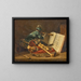 Der musizierende Affe - Philippe Rousseau — gerahmtes Bild an der Wand