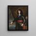 Portrait des Königs Karl II. von England - Philippe de Champaigne — gerahmtes Bild an der Wand