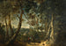 Landschafts-Gemälde mit großen Bäumen in der Nähe eines Abgrunds - Philips Augustijn Immenraet — Ansicht des Kunstwerks