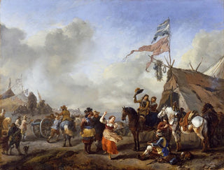 Philips Wouwerman - A Camp Scene.webp