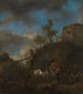Schmied, der ein Pferd beschlägt - Philips Wouwerman — Ansicht des Kunstwerks