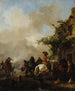 Halte der Reiter - Philips Wouwerman — Ansicht des Kunstwerks