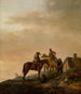Arrêt des cavaliers - Philips Wouwerman — Ansicht des Kunstwerks
