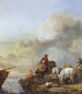Landen eines Bootes - Philips Wouwerman — Ansicht des Kunstwerks