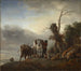 Landschaft mit Packeseln - Philips Wouwerman — Ansicht des Kunstwerks