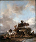 Bauern auf den Feldern Heuernte - Philips Wouwerman — Ansicht des Kunstwerks