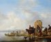 La Charrette de foin - Philips Wouwerman — Ansicht des Kunstwerks