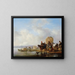 La Charrette de foin - Philips Wouwerman — gerahmtes Bild an der Wand