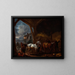L Stall - Philips Wouwerman — gerahmtes Bild an der Wand