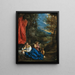 Flore und das Kind Bacchus in einer bewaldeten Landschaft - Pier Francesco Mola — gerahmtes Bild an der Wand