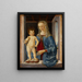 Jungfrau mit Kind - Piermatteo d'Amelia — gerahmtes Bild an der Wand