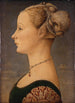 Portrait einer jungen Frau - Piero del Pollaiolo — Ansicht des Kunstwerks