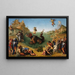 Perseus befreit Andromeda - Piero di Cosimo — gerahmtes Bild an der Wand