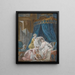 La toilette - Pierre-Antoine Baudouin — gerahmtes Bild an der Wand