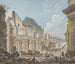 Abriss des alten Vorraums des Palais-Royal in Paris - Pierre-Antoine Demachy — Ansicht des Kunstwerks