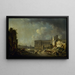 Freisetzung der Säulenhalle des Louvre - Pierre-Antoine Demachy — gerahmtes Bild an der Wand