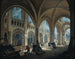 Zerstörung der Kirche Saint-Jean-en-Grève im Jahr 1800 - Pierre-Antoine Demachy — Ansicht des Kunstwerks