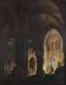 Innenansicht der Kirche der Heiligen Unschuld - Pierre-Antoine Demachy — Ansicht des Kunstwerks