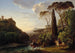 Landschaft Italien mit drei Rittern - Pierre-Athanase Chauvin — Ansicht des Kunstwerks