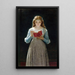 Ophélie - Pierre-Auguste Cot — gerahmtes Bild an der Wand
