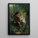Der Frühling - Pierre-Auguste Cot — gerahmtes Bild an der Wand