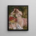 Badende, die ihre Haare ordnet - Pierre-Auguste Renoir — gerahmtes Bild an der Wand