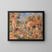 Gruppe der Badenden - Pierre-Auguste Renoir — gerahmtes Bild an der Wand