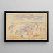 Strandszene - Pierre-Auguste Renoir — gerahmtes Bild an der Wand