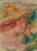Buste au chapeau - Pierre-Auguste Renoir — Ansicht des Kunstwerks